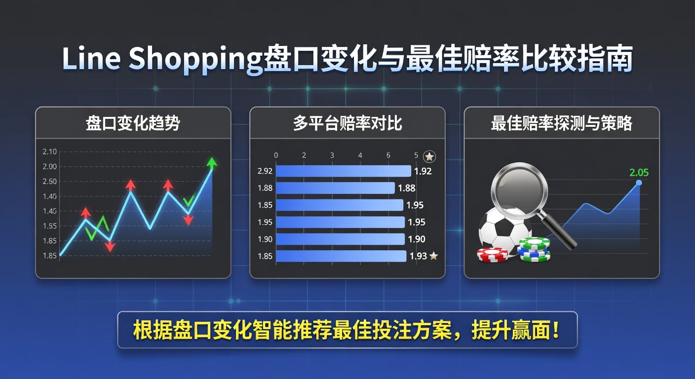 line shopping 盘口变化与最佳赔率比较：赛前选价实战观察