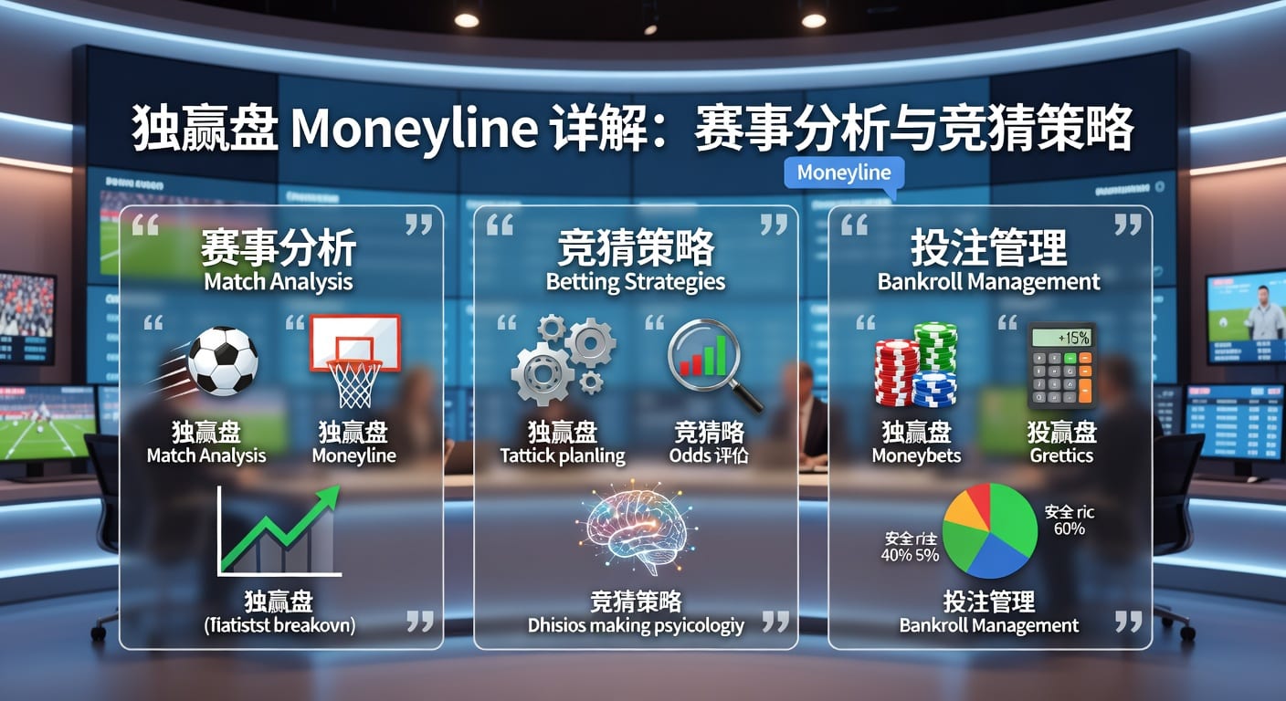 独赢盘 moneyline投注技巧与判断框架